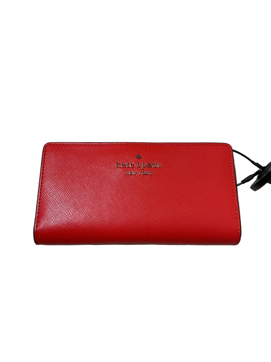 Wallet Designer By Kate Spade In Red, Size:Medium