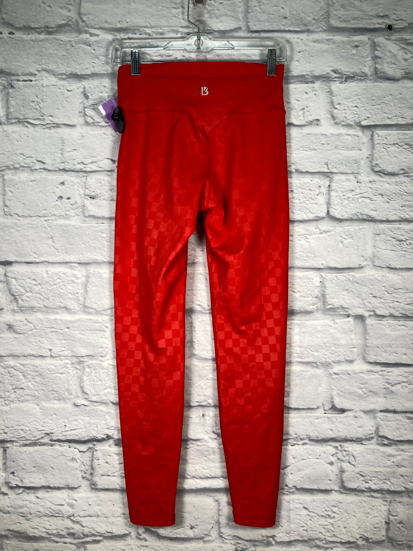 Red Athletic Leggings Clothes Mentor, Size M