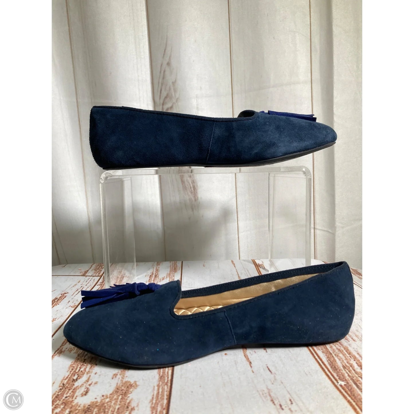 Shoes Flats By Birdies In Navy, Size: 6