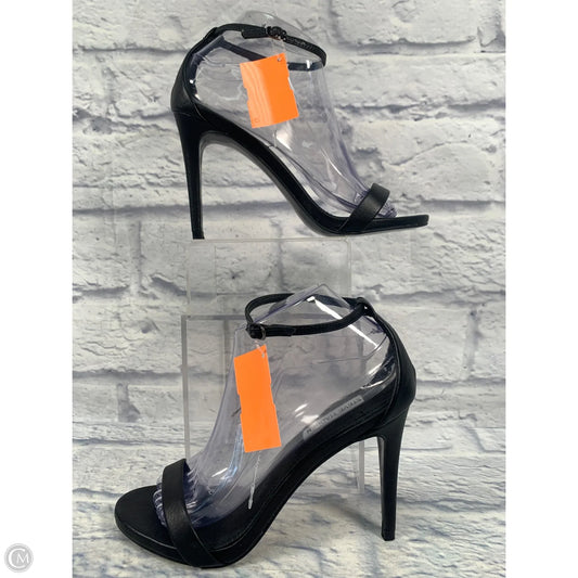 Sandals Heels Stiletto By Steve Madden In Black, Size: 8.5
