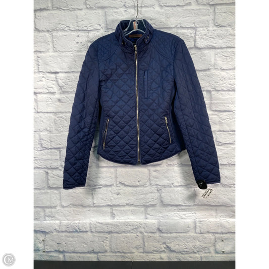 Jacket Puffer & Quilted By Zara In Navy, Size: M