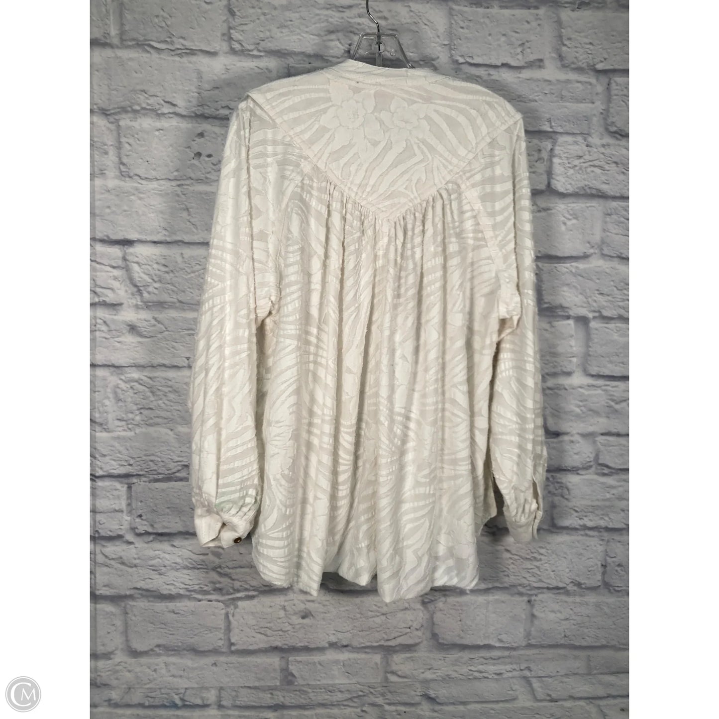Tunic Long Sleeve By Free People In White, Size: Xs