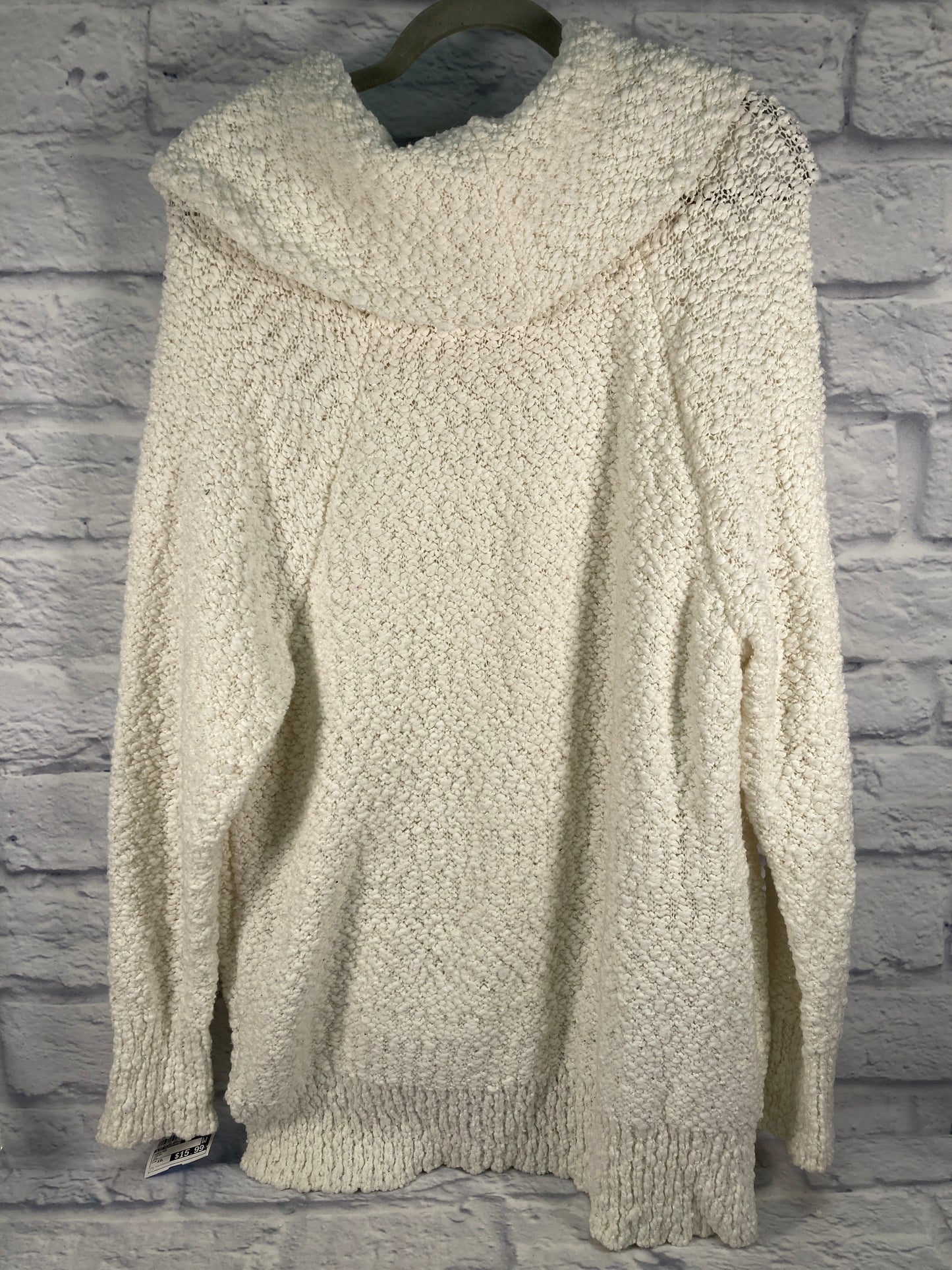 Sweater By Liz Claiborne In Cream, Size: Xxl