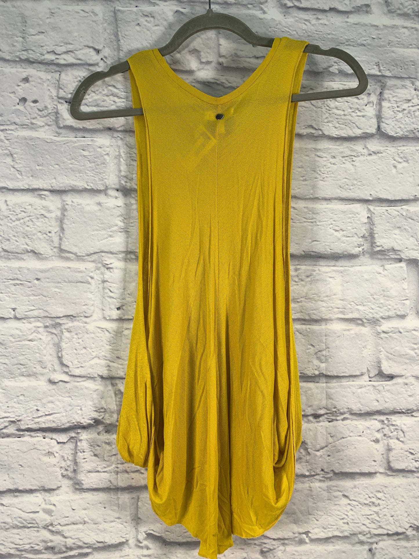 Yellow Top Sleeveless Silence And Noise, Size M