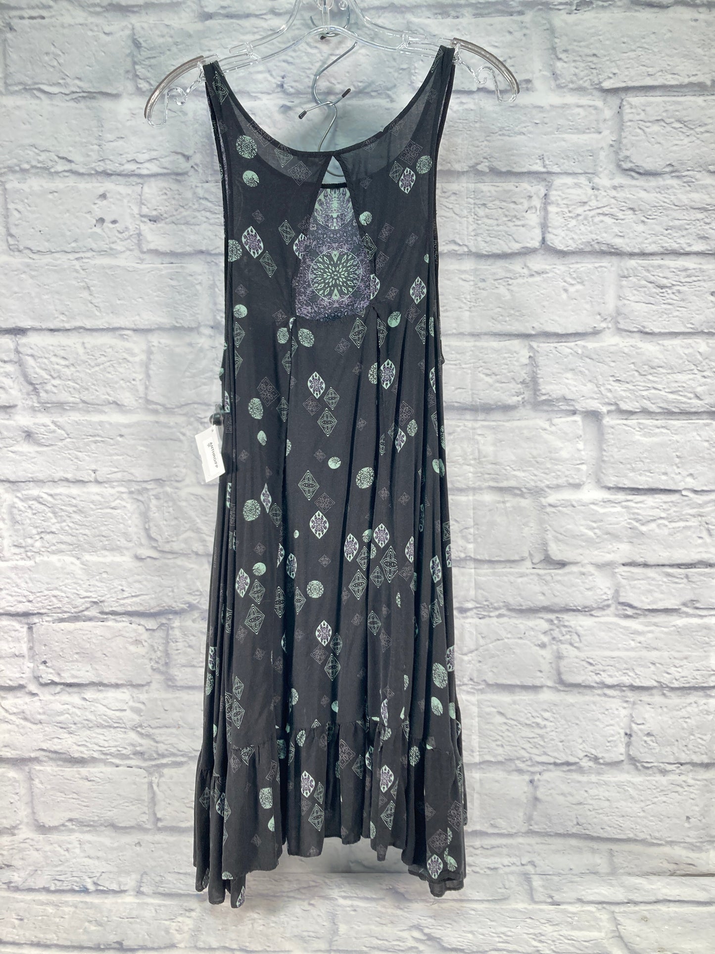 Black & Purple Dress Casual Short Free People, Size M