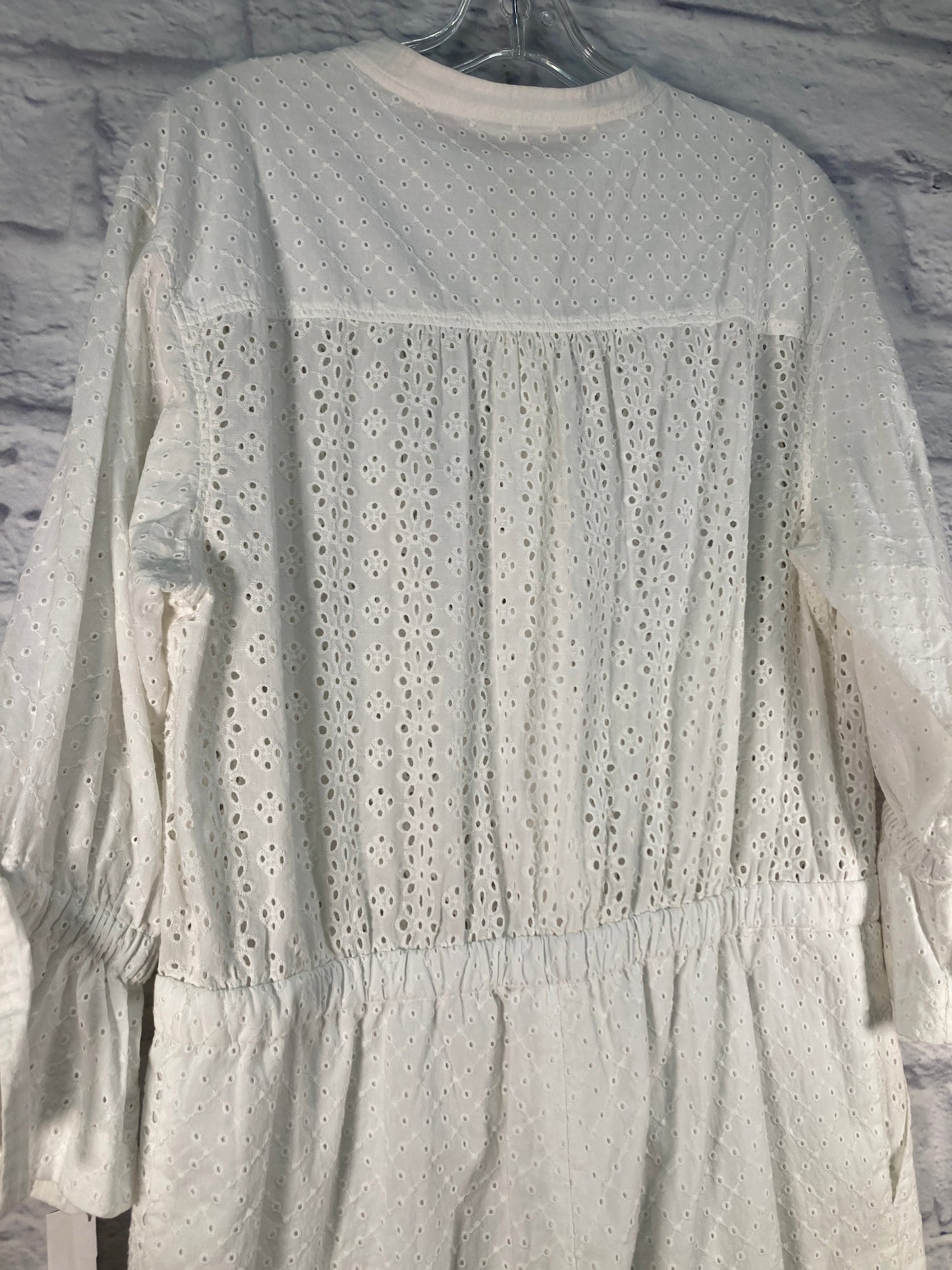 Romper Designer By Rebecca Taylor In White, Size: Xl