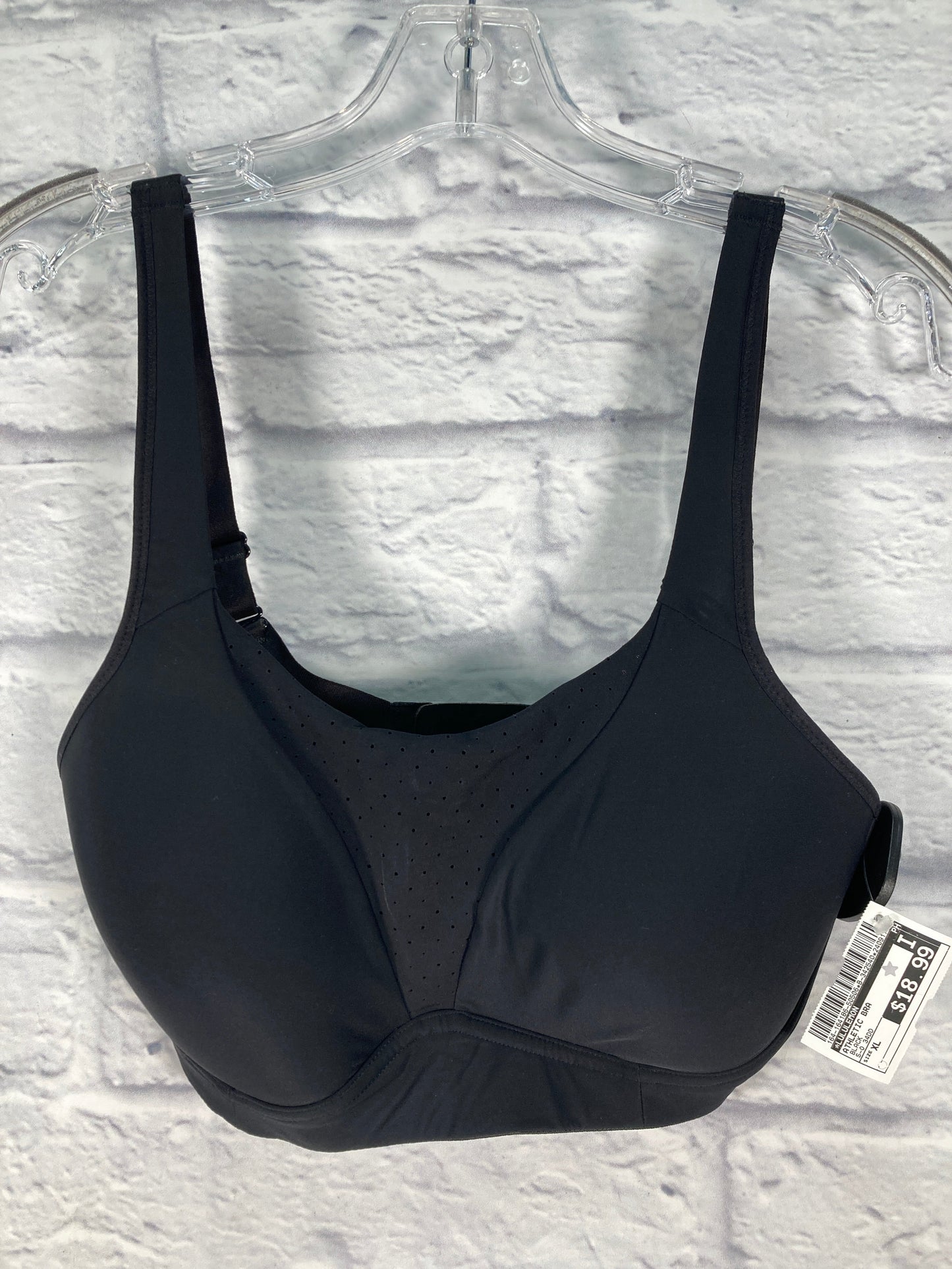 Athletic Bra By Lululemon In Black, Size: Xl