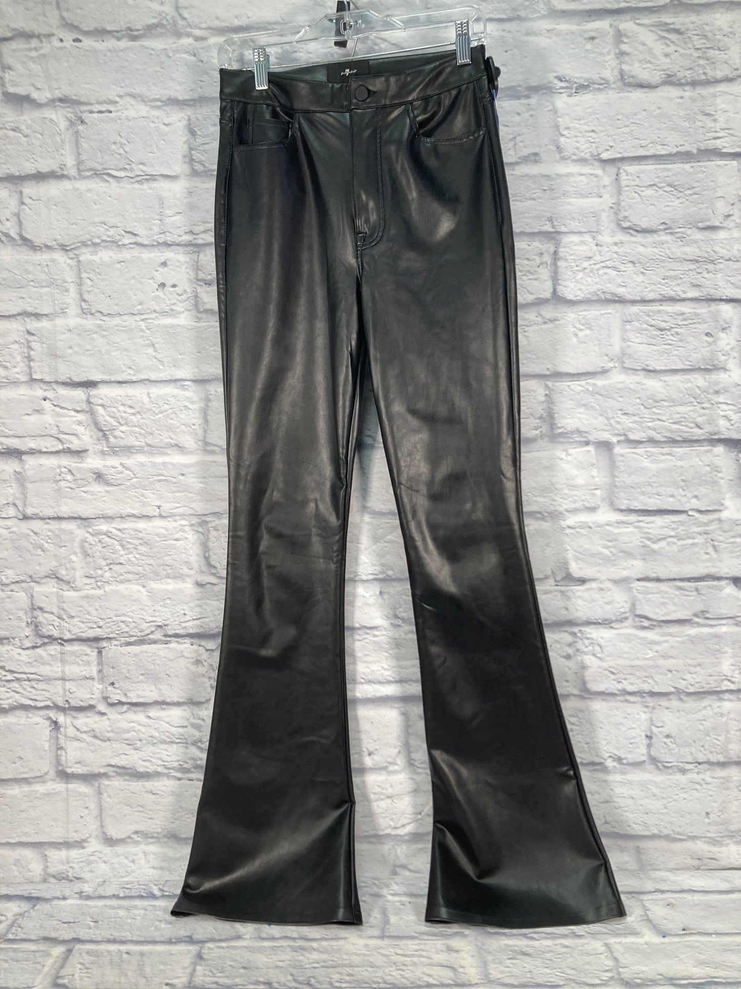 Pants Designer By 7 For All Mankind In Black, Size: 4