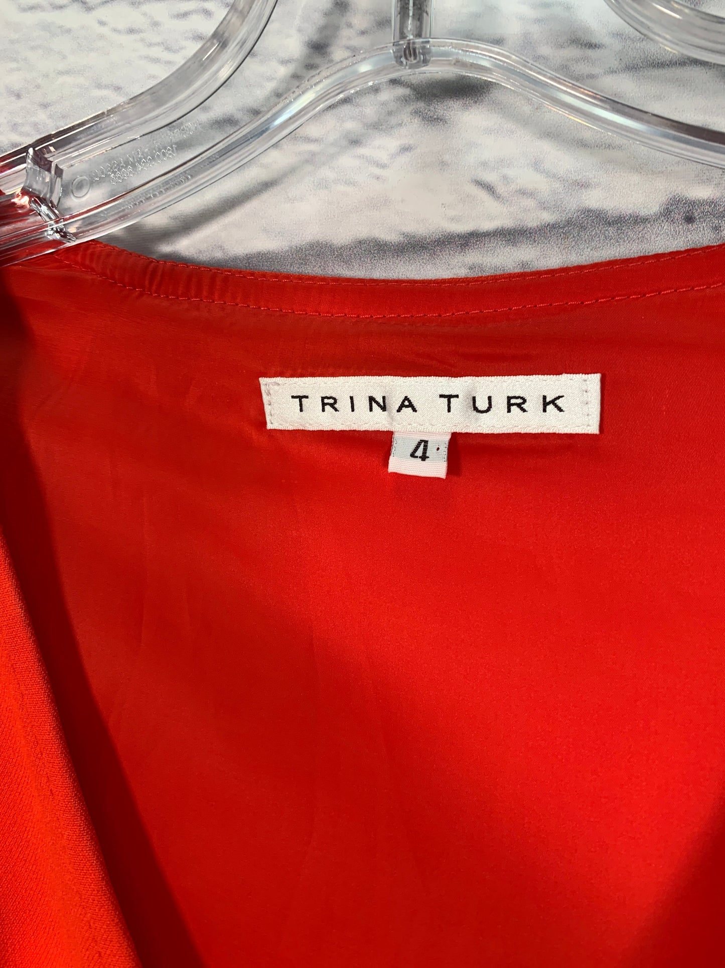 Dress Designer By Trina Turk In Orange, Size: S