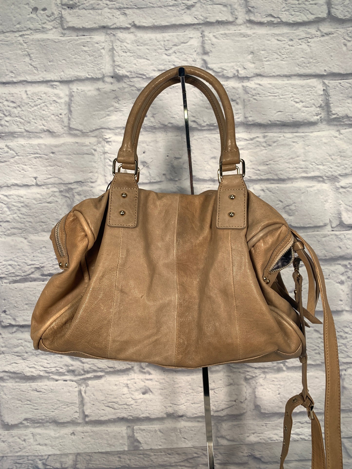 Handbag Leather By Clothes Mentor, Size: Large