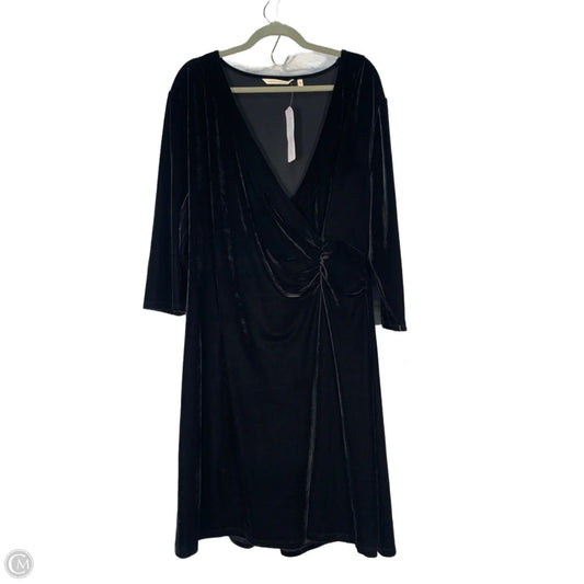 Dress Party Short By Soft Surroundings In Black, Size: 3x