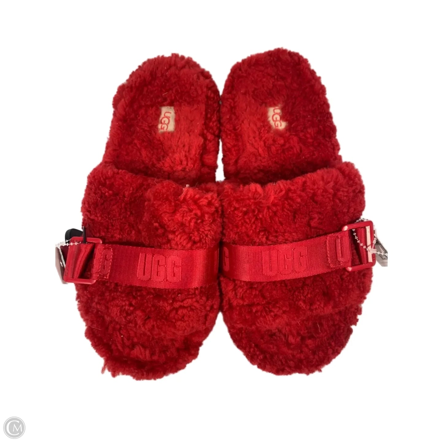 Sandals Designer By Ugg In Red, Size: 9