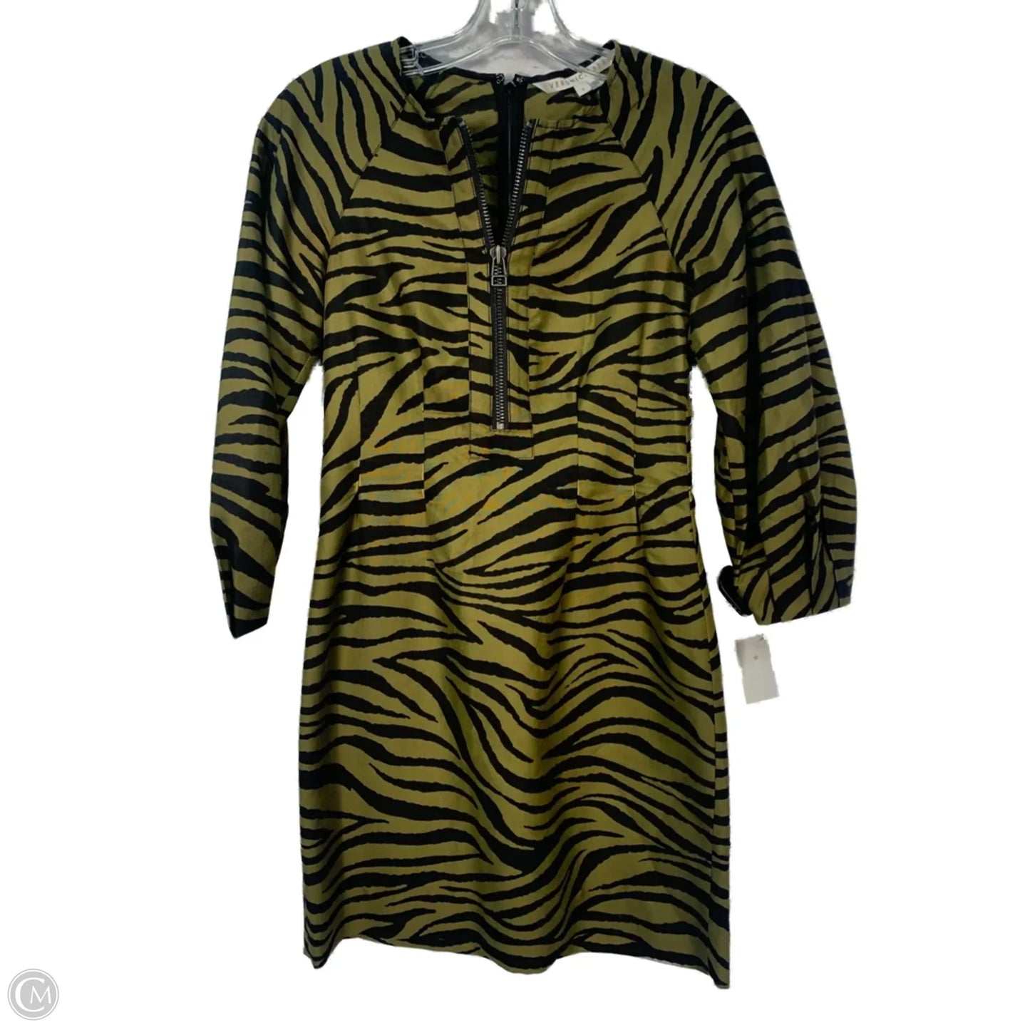 Dress Casual Short By Veronica Beard In Black & Green, Size: Xs