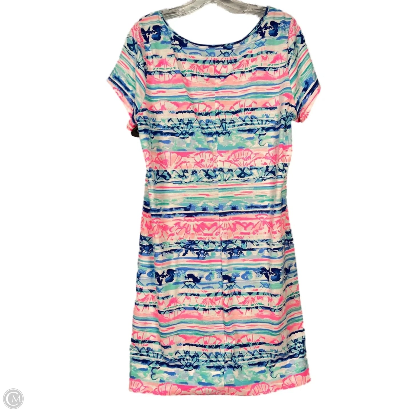 Dress Designer By Lilly Pulitzer In Blue & Pink, Size: Xl