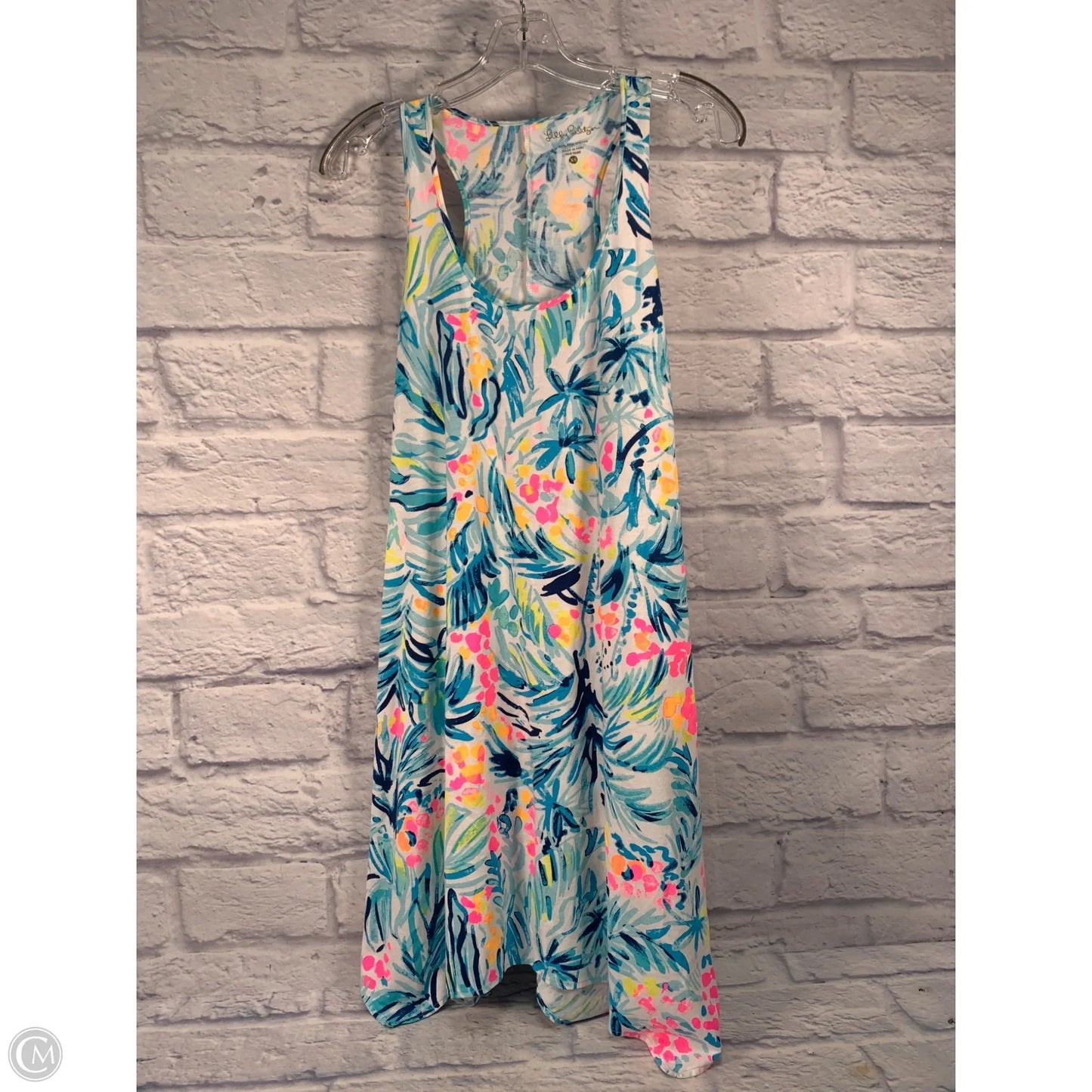 Dress Designer By Lilly Pulitzer In Blue & Pink, Size: Xs