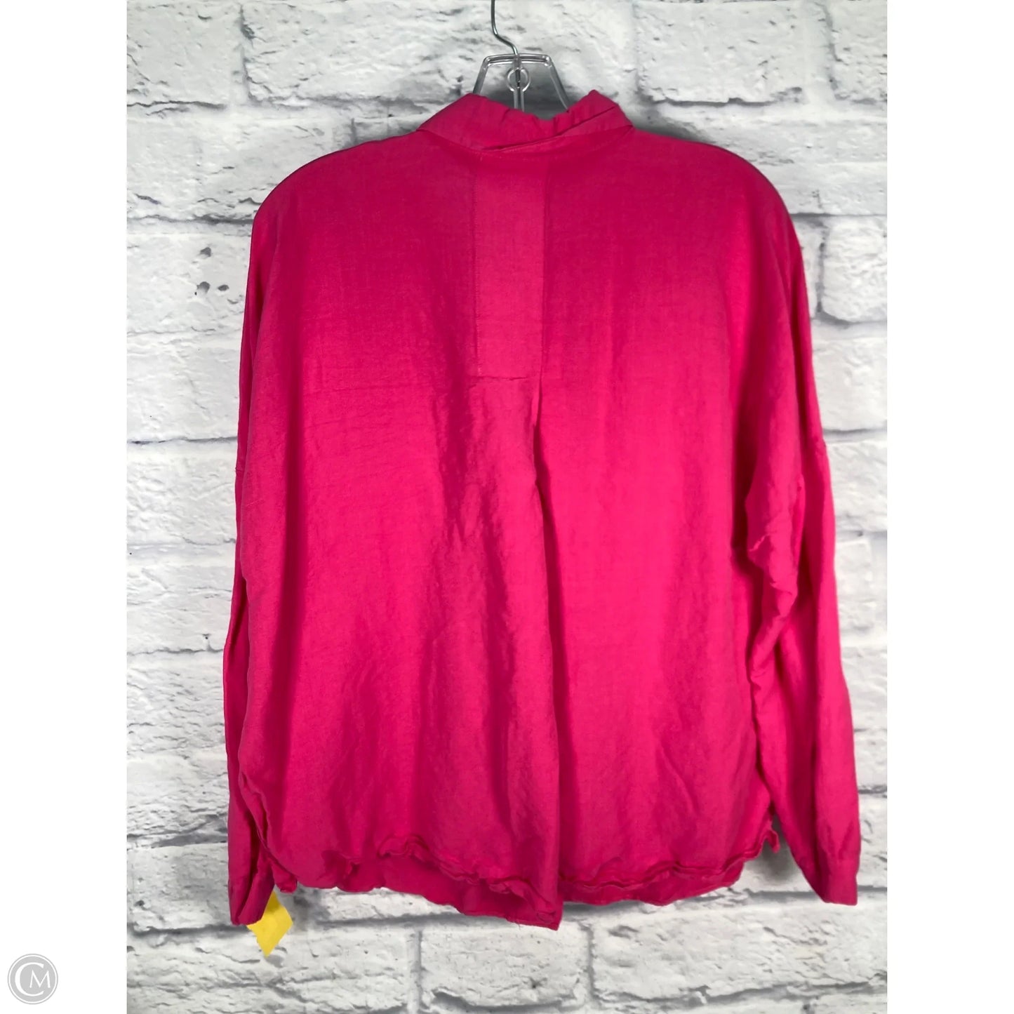 Top Long Sleeve By Akris In Pink, Size: L