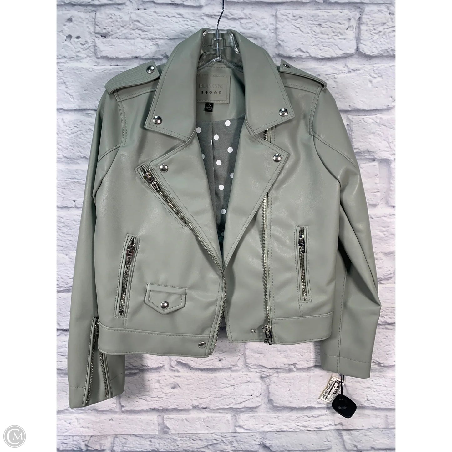Jacket Moto By Blanknyc In Grey, Size: S