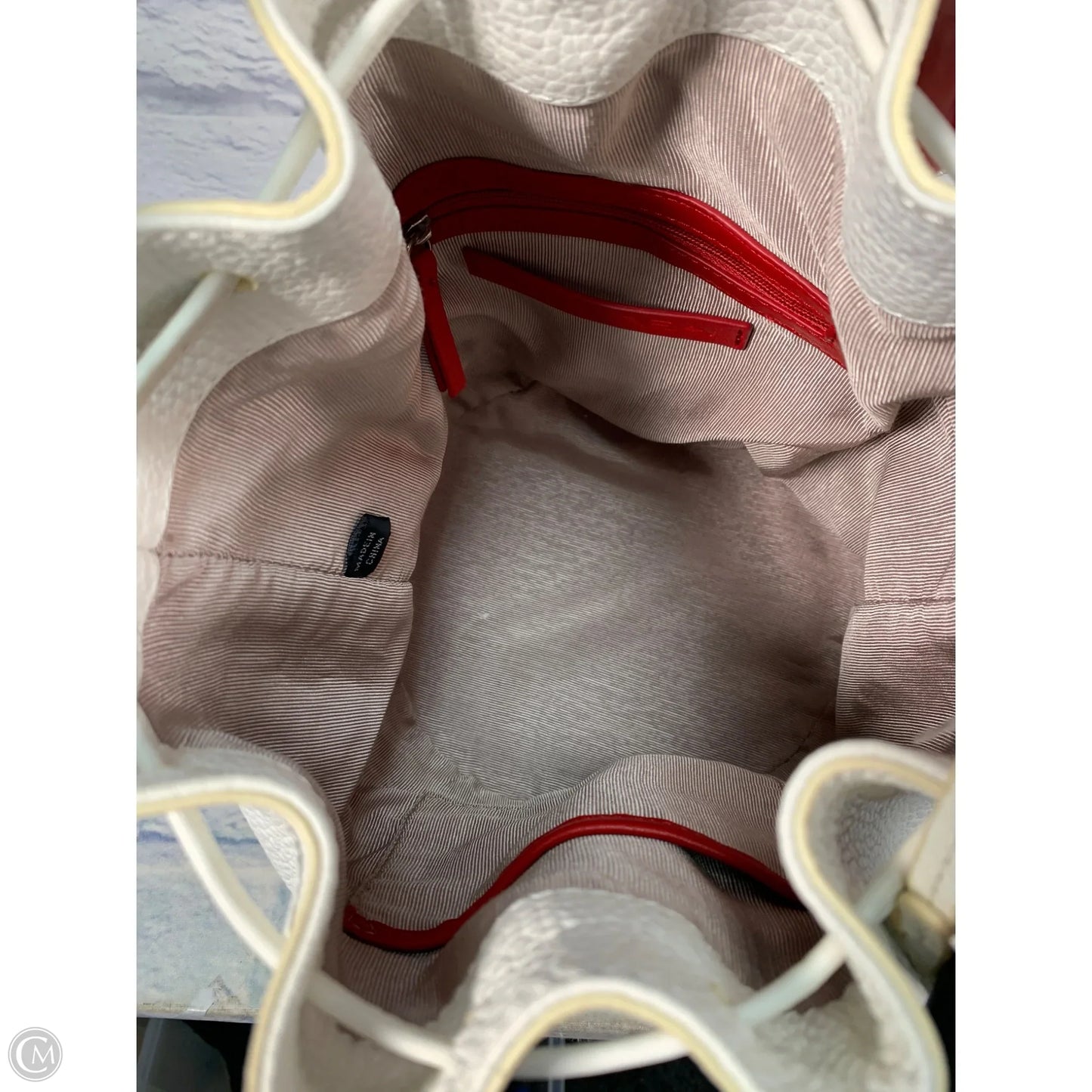 Handbag Leather By Via Spiga, Size: Medium