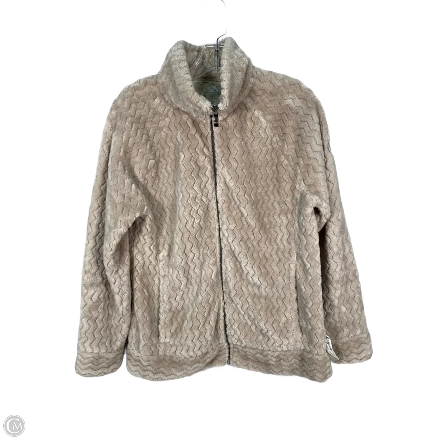 Jacket Faux Fur & Sherpa By Zero Xposure In Tan, Size: M