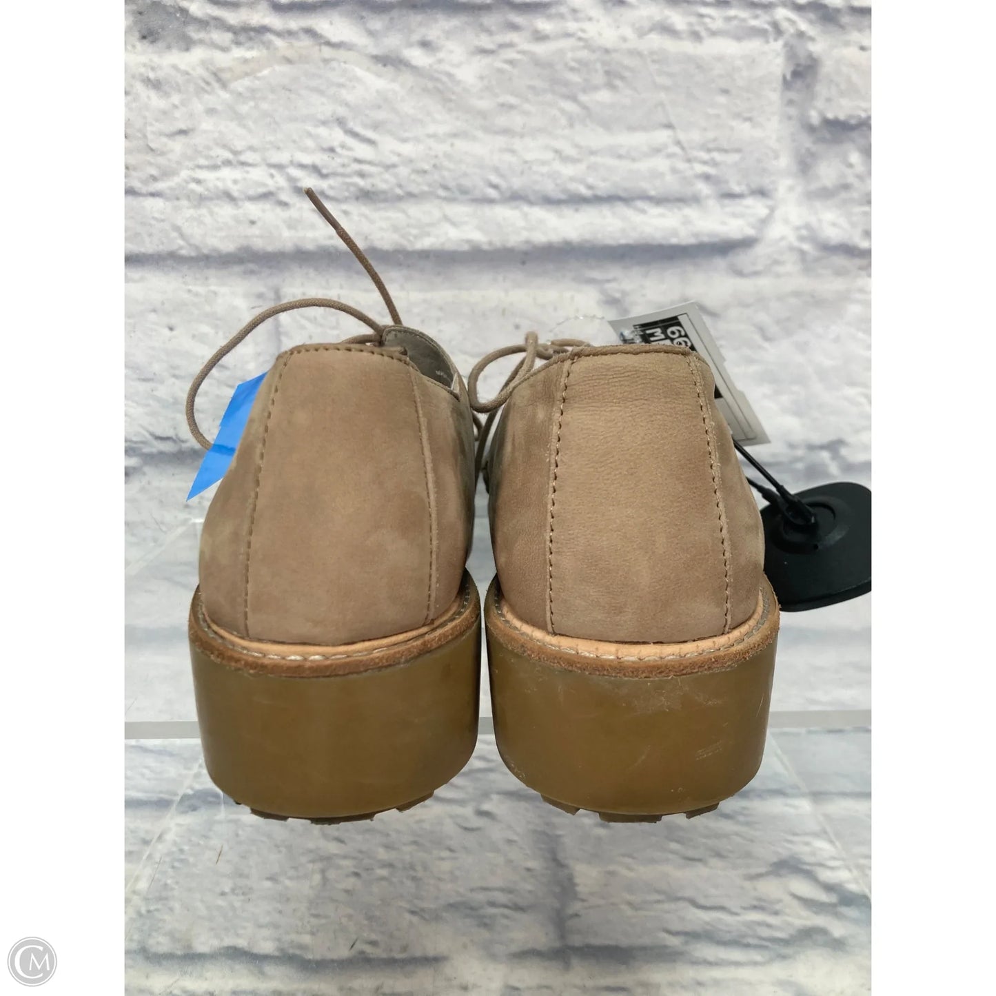 Shoes Heels Platform By Eileen Fisher In Tan, Size: 7