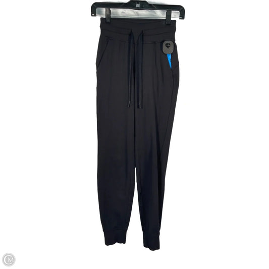 Athletic Pants By Lululemon In Black, Size: Xs