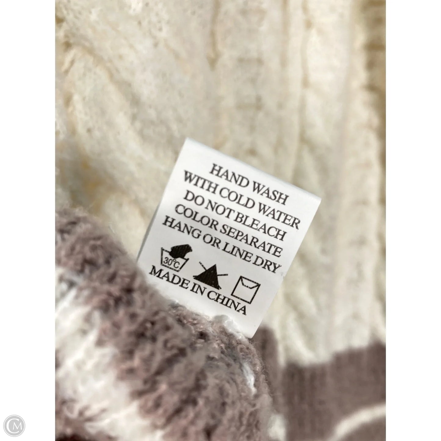 Sweater By Altard State In Brown & Cream, Size: S