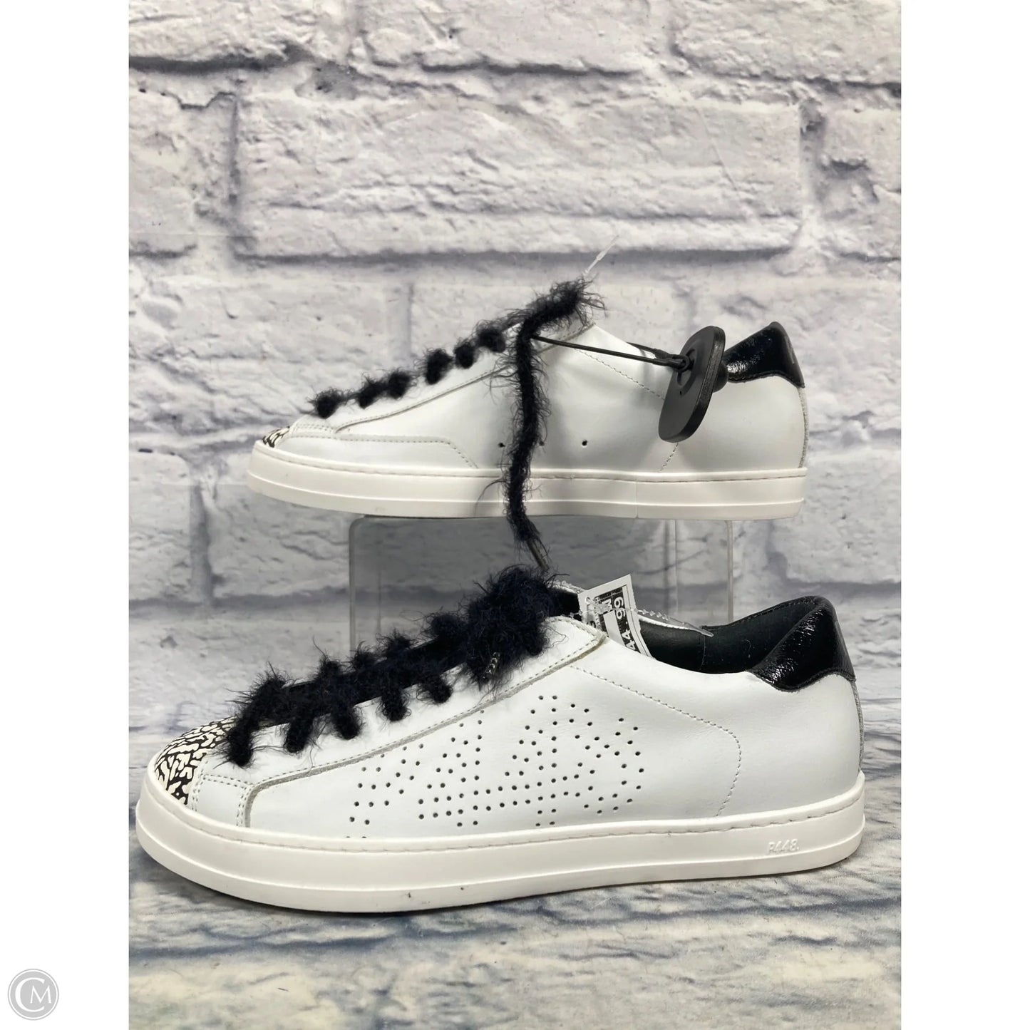 Shoes Sneakers By P448 In Black & Cream, Size: 8.5