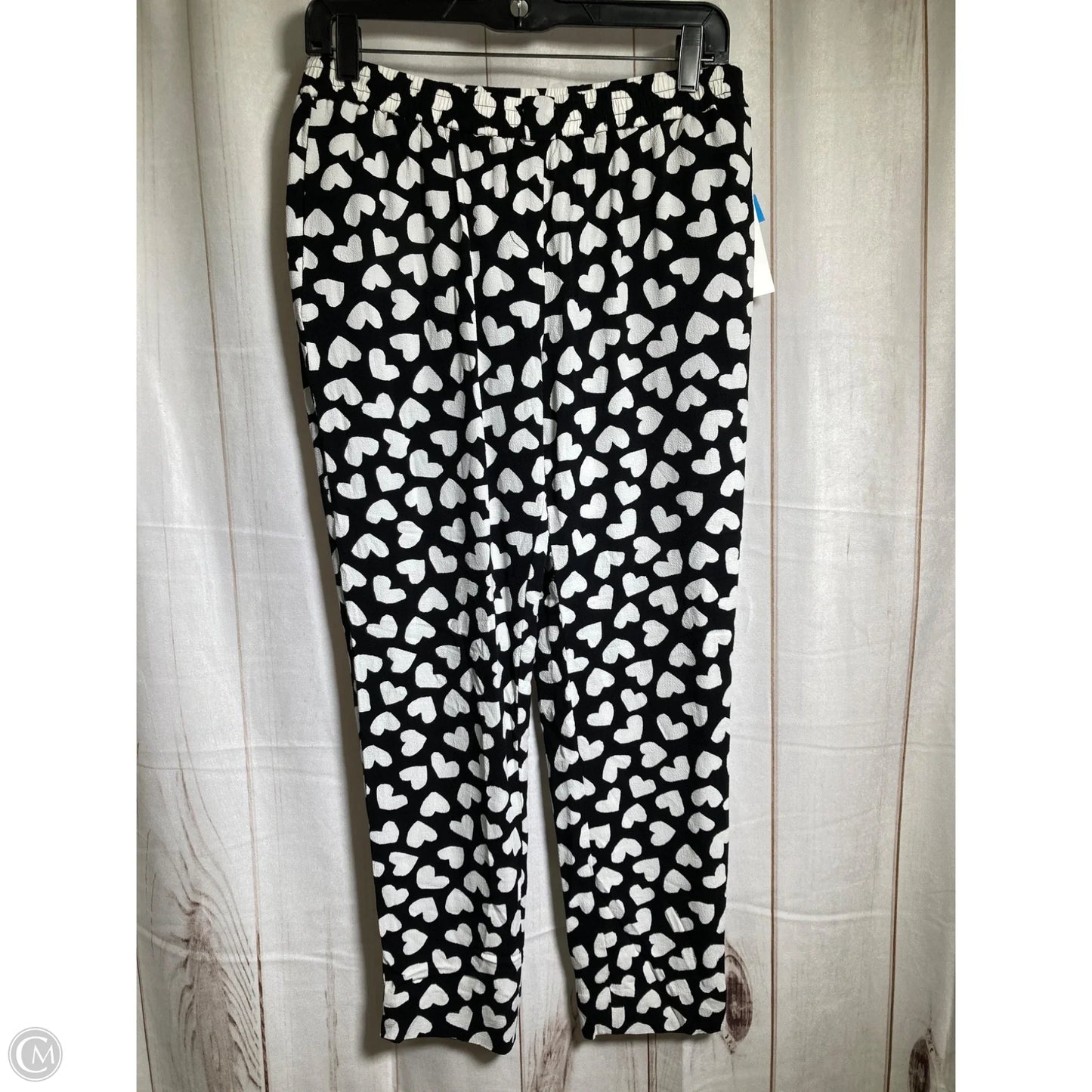 Pants Designer By Kate Spade In Black & White, Size: 4