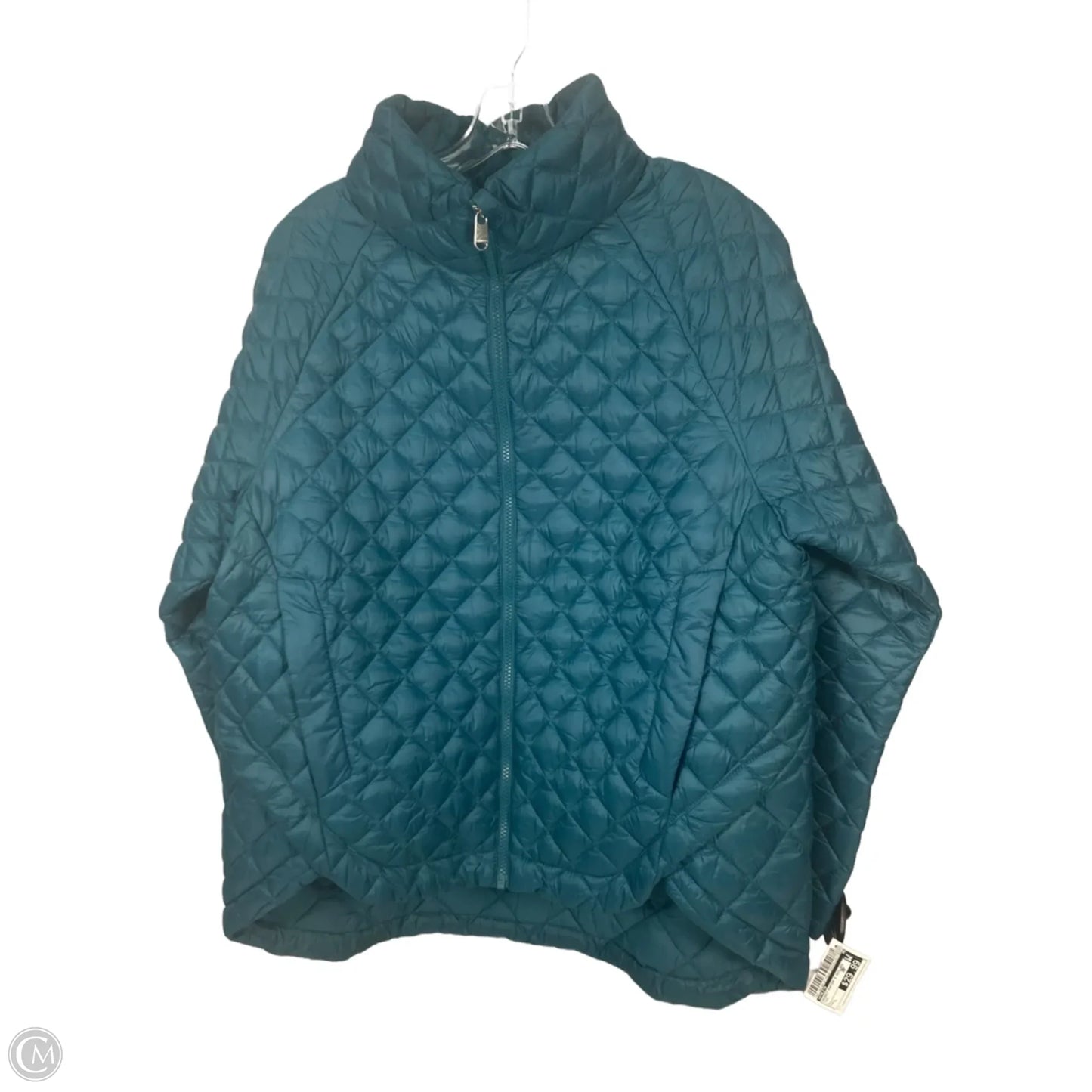 Jacket Puffer & Quilted By Athleta In Teal, Size: L
