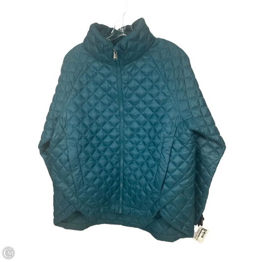 Jacket Puffer & Quilted By Athleta In Teal, Size: L