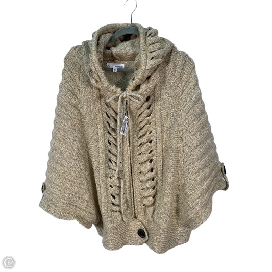 Sweater Cardigan By Clothes Mentor In Tan, Size: M