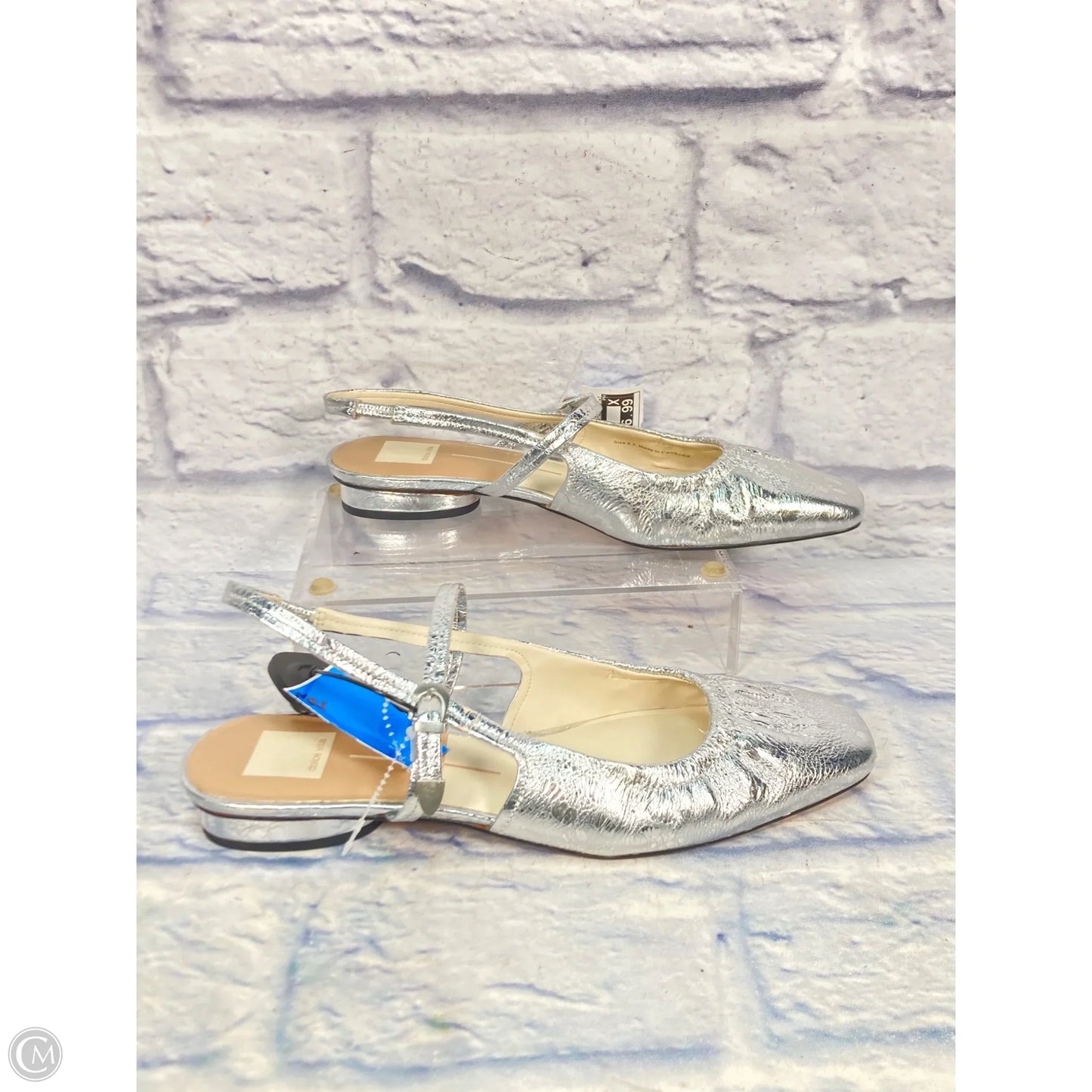 Shoes Flats By Dolce Vita In Silver, Size: 9.5