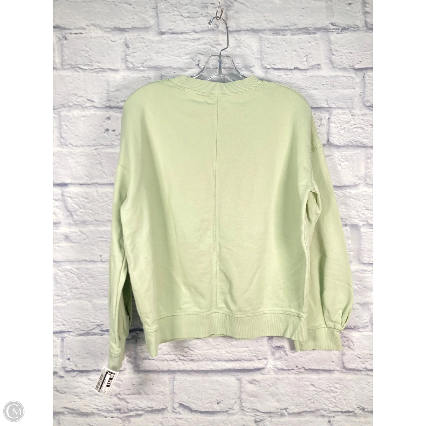 Sweatshirt Crewneck By Cos In Green, Size: M