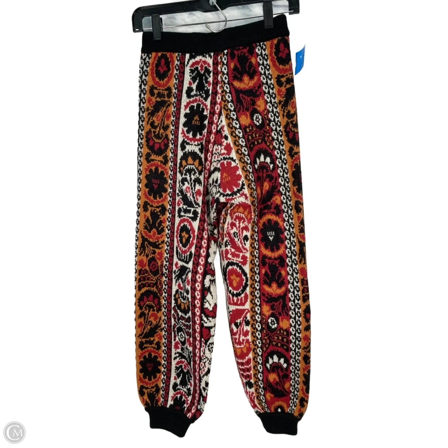 Pants Lounge By Farm Rio In Black & Red, Size: 2