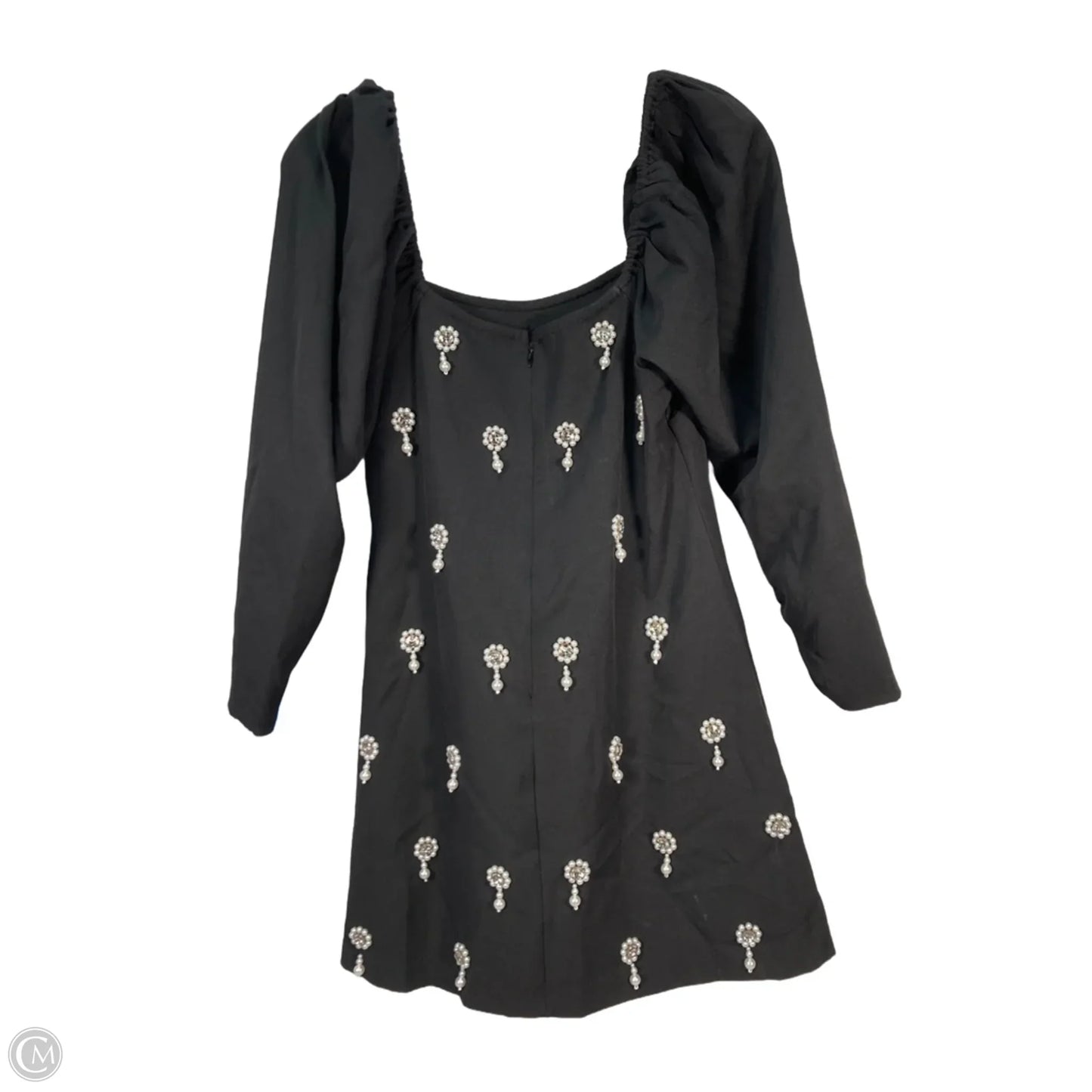 Dress Party Short By Clothes Mentor In Black & Cream, Size: Xs