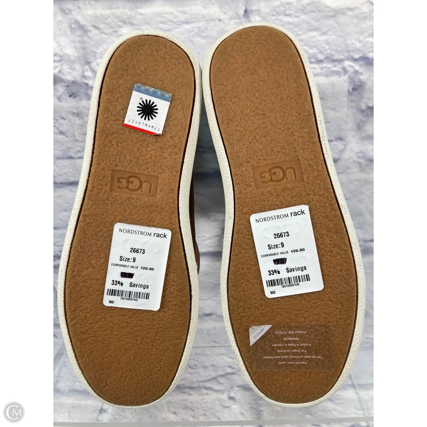 Shoes Designer By Ugg In Brown, Size: 9