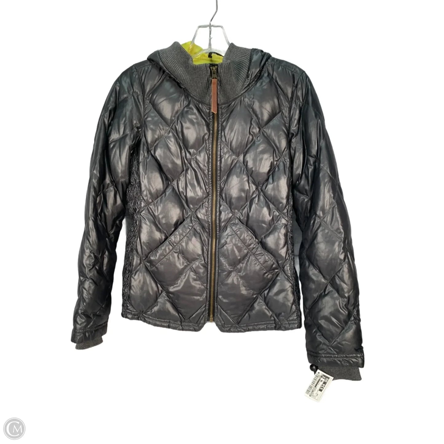 Jacket Puffer & Quilted By Eddie Bauer In Grey, Size: Xsp