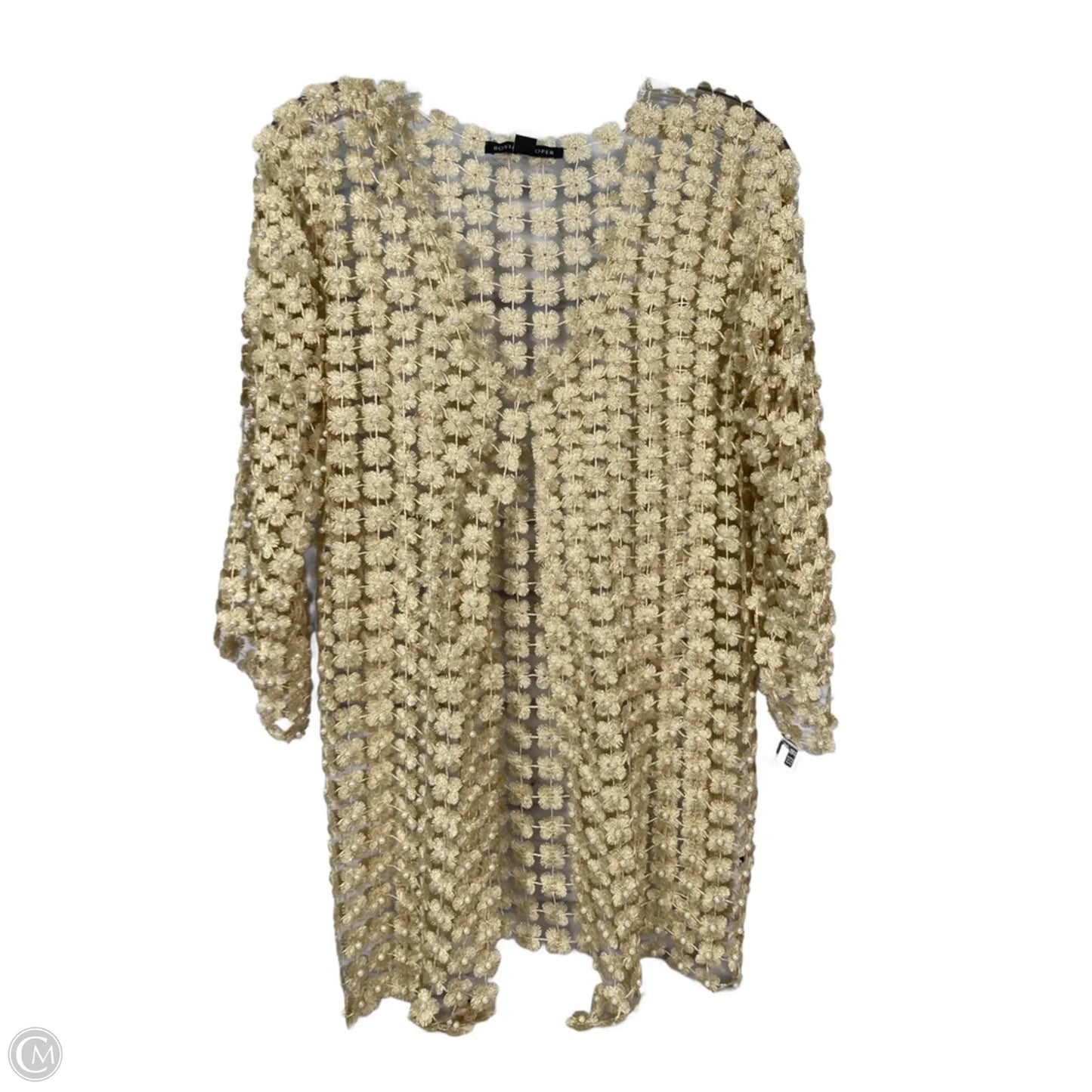 Cardigan By Boston Proper In Gold, Size: Xs