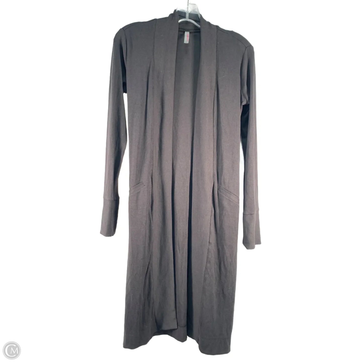 Sweater Cardigan By Commando In Grey, Size: S