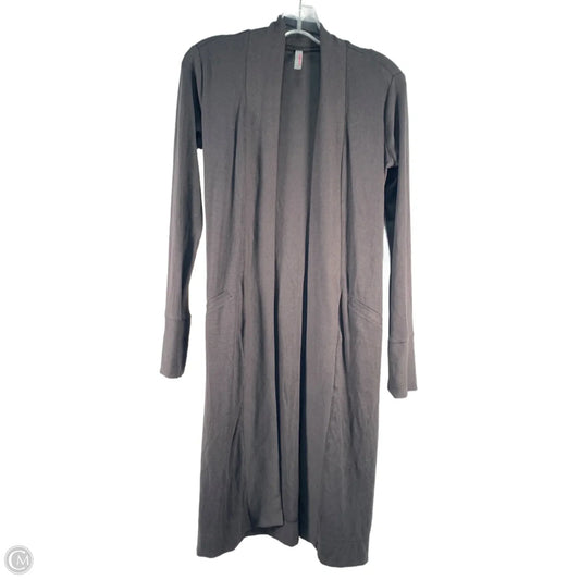 Sweater Cardigan By Commando In Grey, Size: S