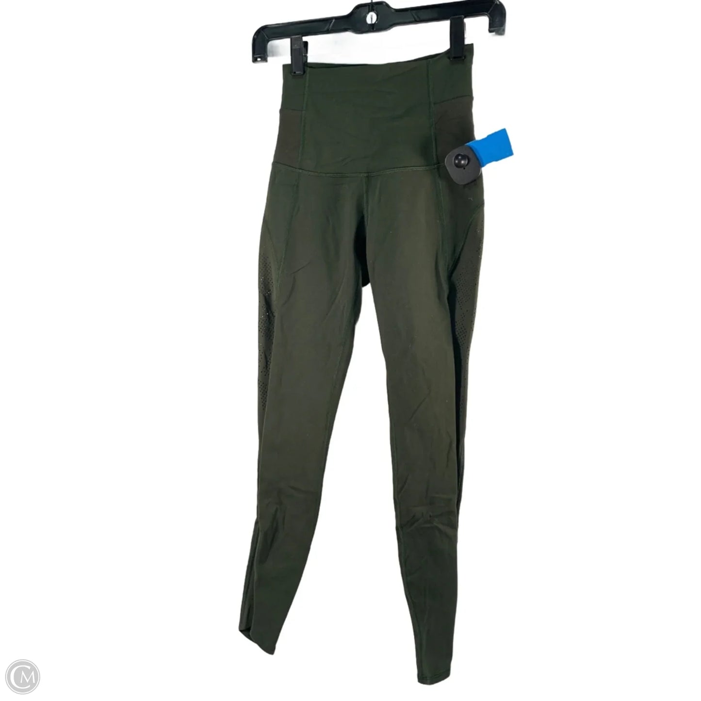 Athletic Leggings By Lululemon In Green, Size: Xs