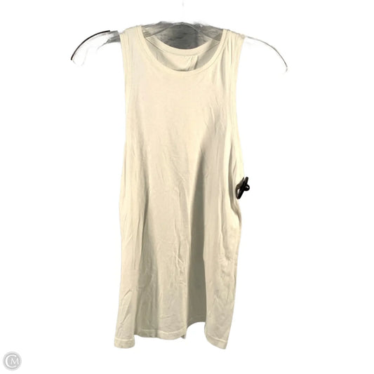Athletic Tank Top By Lululemon In White, Size: S
