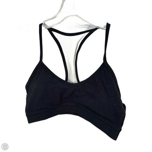Athletic Bra By Lululemon In Black, Size: S