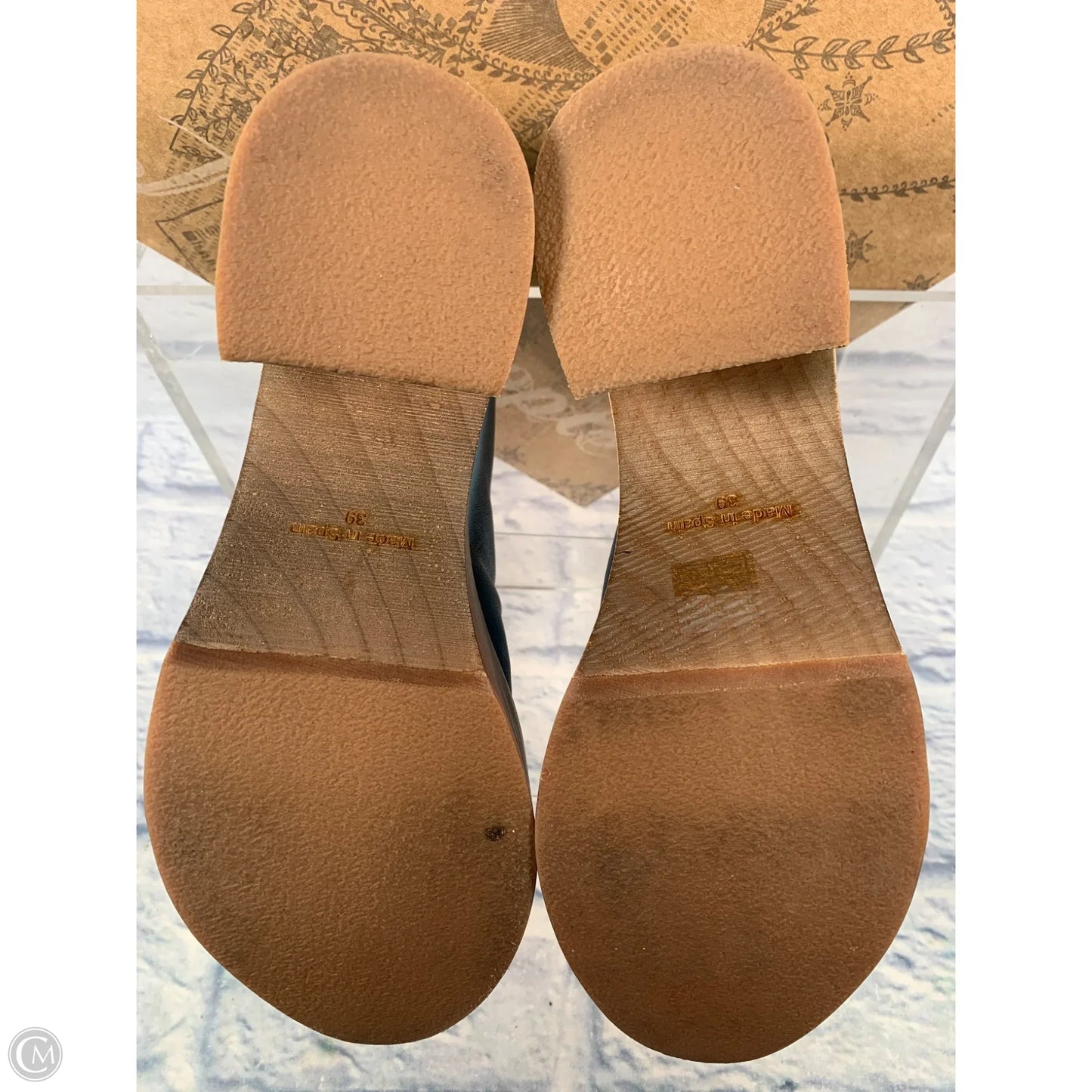 Shoes Heels Block By Free People In Blue & Brown, Size: 8