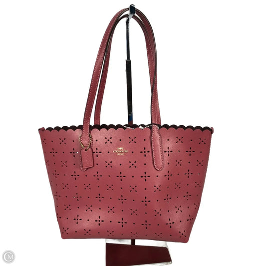 Tote Designer By Coach, Size: Small