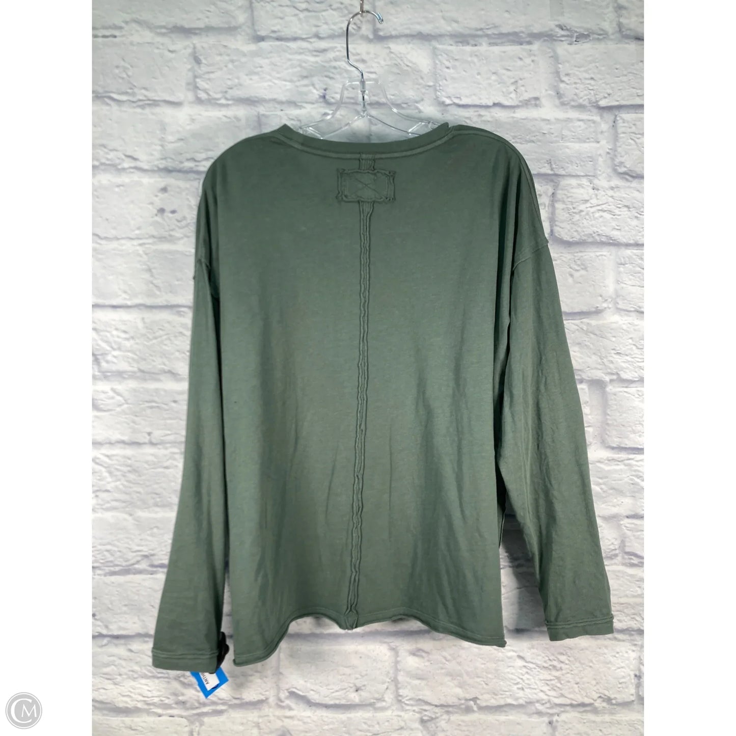 Top Long Sleeve By We The Free In Green, Size: S