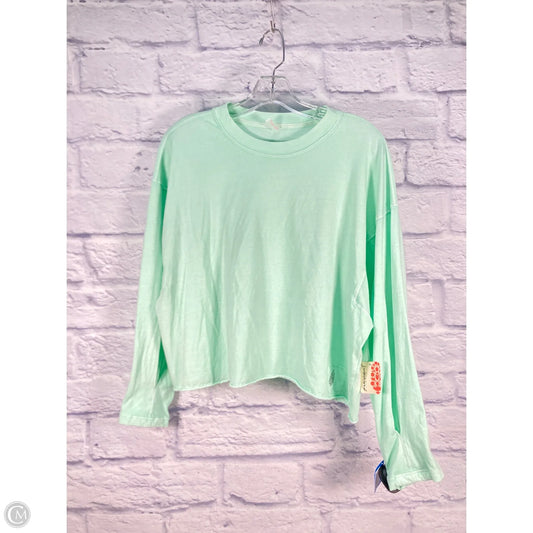 Top Long Sleeve By Free People In Green, Size: S