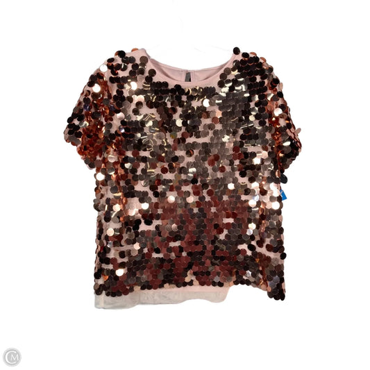 Top Short Sleeve By Eva Franco In Pink, Size: S