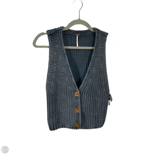 Vest Sweater By Free People In Grey, Size: Xs