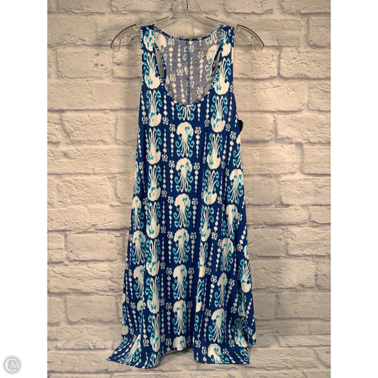 Dress Designer By Lilly Pulitzer In Blue & White, Size: Xs